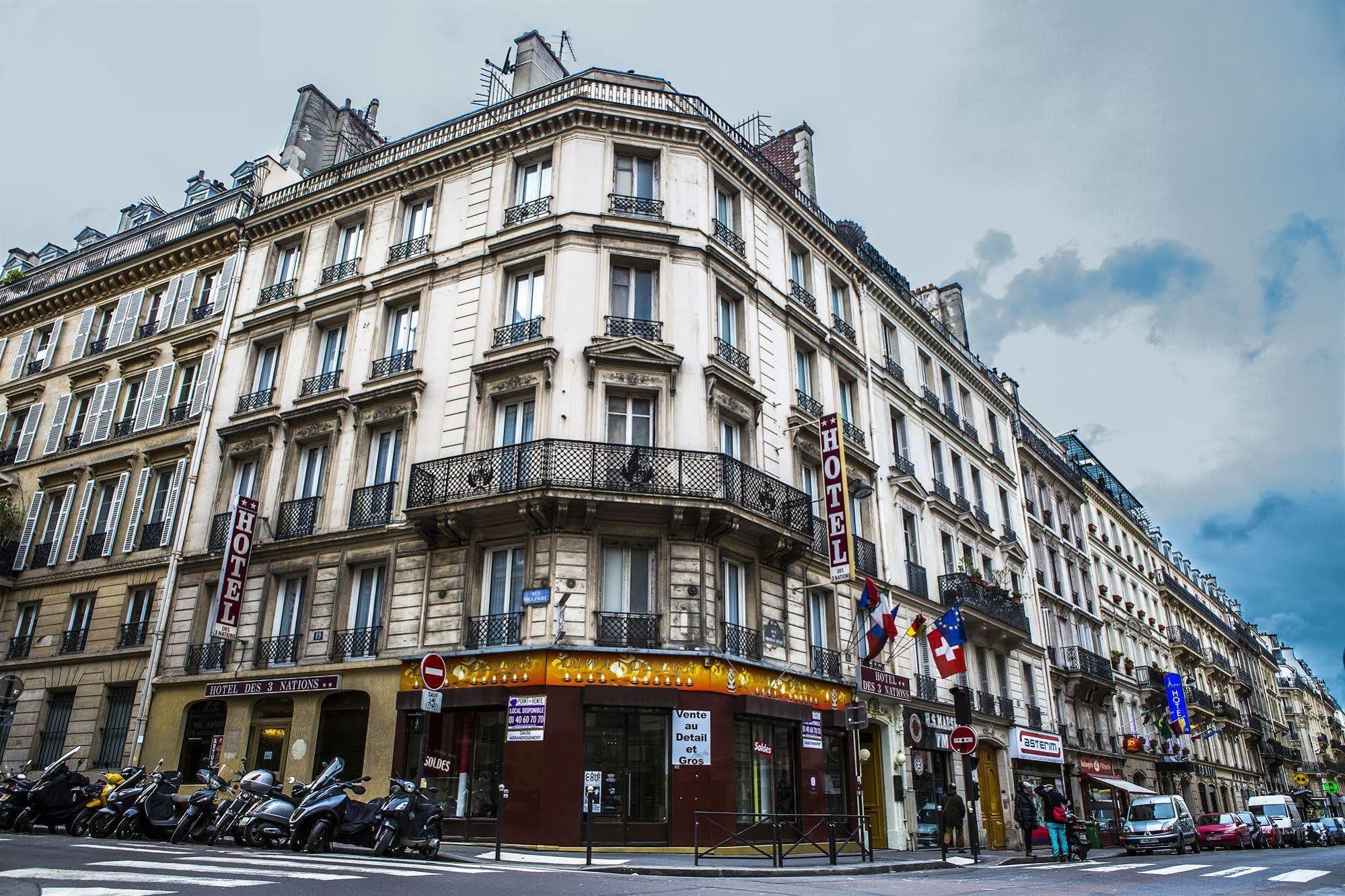 Hotel Des 3 Nations Paris Exterior foto